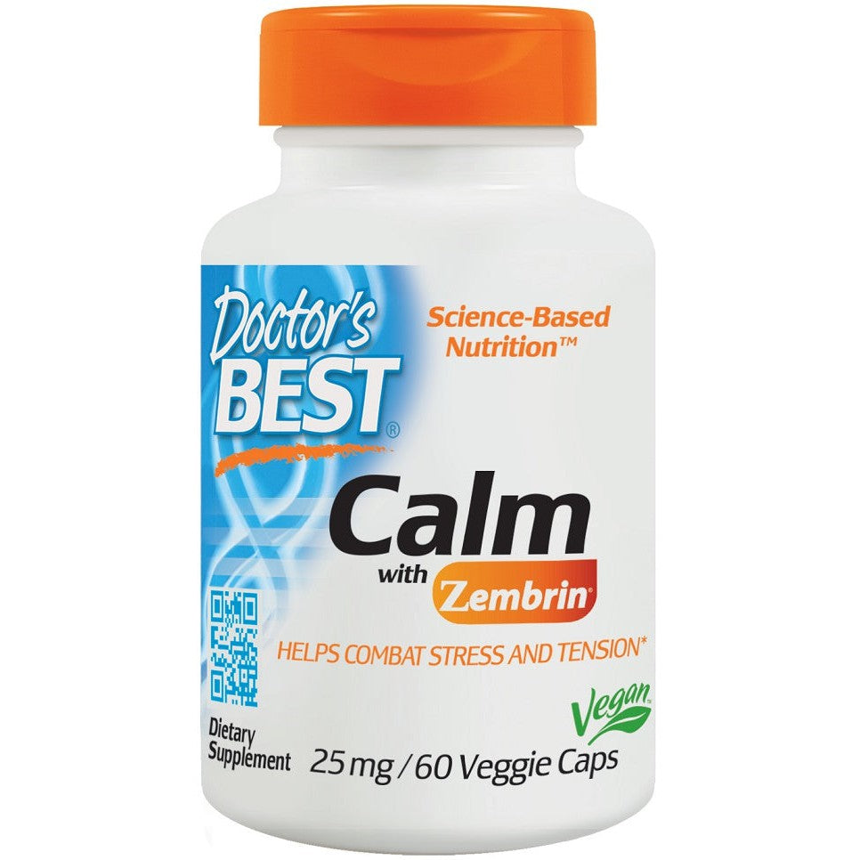 Doctor's Best Calm with Zembrin, 25mg - 60 vcaps