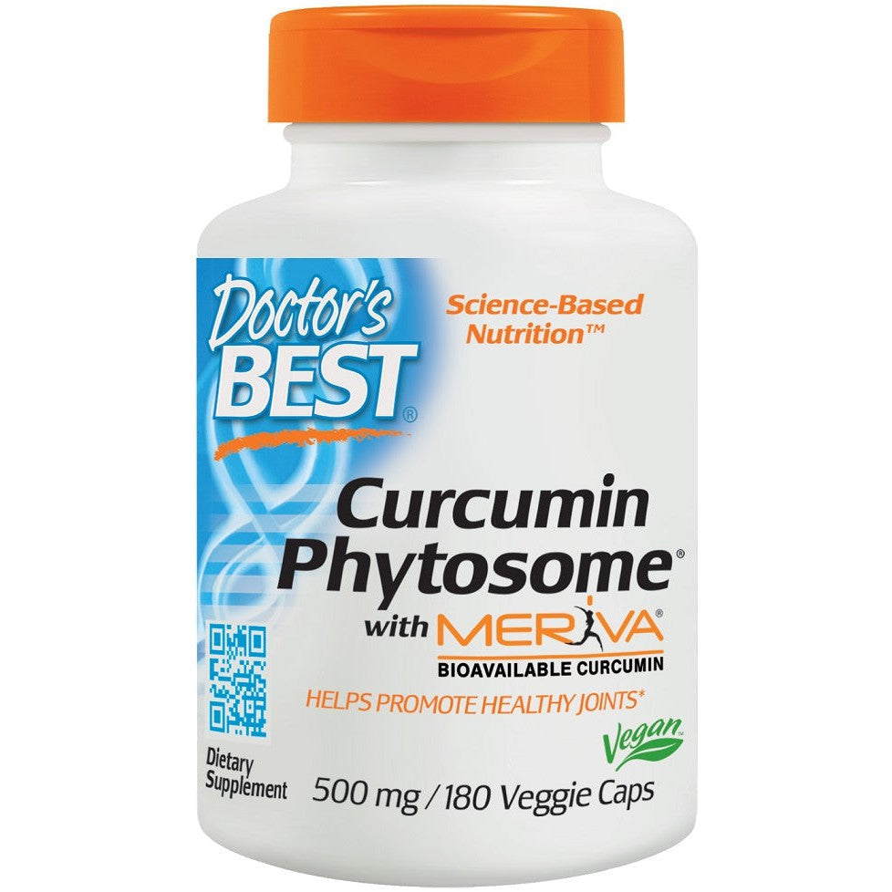 Doctor's Best Curcumin Phytosome, 500mg - 180 vcaps