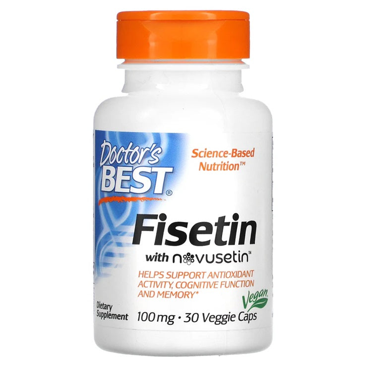 Doctor's Best Fisetin with Novusetin, 100mg - 30 vcaps
