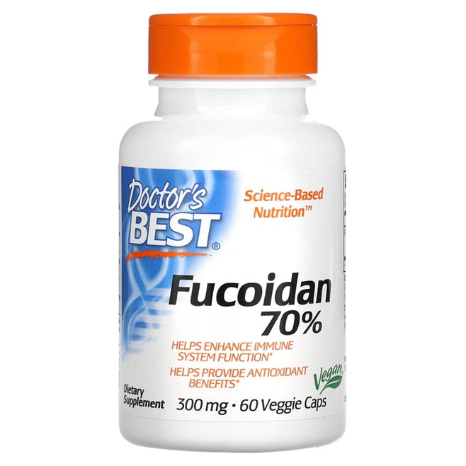 Doctor's Best Fucoidan 70%, 300mg - 60 vcaps