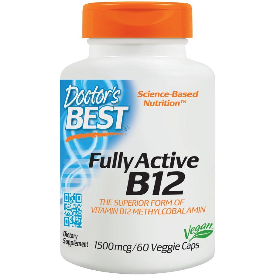 Doctor's Best Fully Active B12, 1500mcg - 60 vcaps