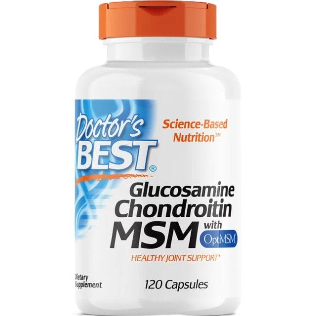 Doctor's Best Glucosamine Chondroitin MSM with OptiMSM - 120 caps