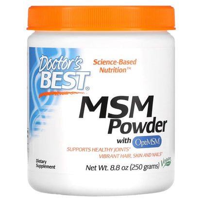Doctor's Best MSM with OptiMSM Vegan, Powder - 250g