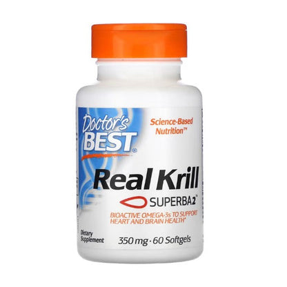 Doctor's Best Real Krill, 350mg - 60 softgels