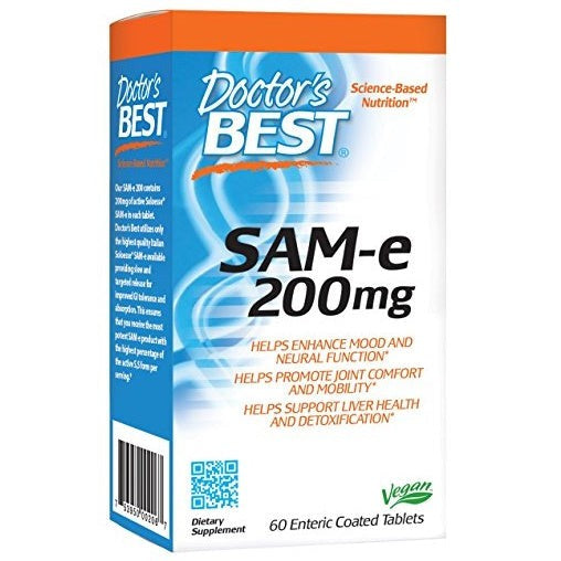 Doctor's Best SAM-e, 200mg - 60 tablets