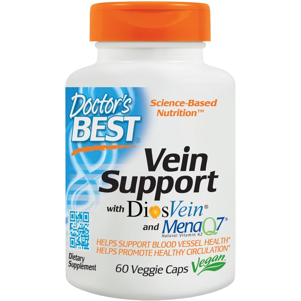 Doctor's Best Vein Support with DiosVein and MenaQ7 - 60 vcaps
