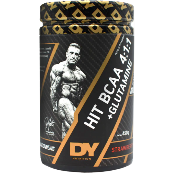 Dorian Yates HIT BCAA 4:1:1 + Glutamine, Strawberry - 450g