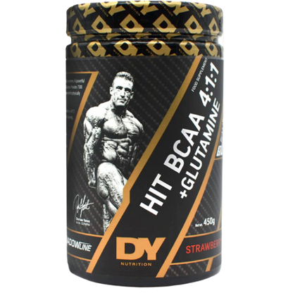 Dorian Yates HIT BCAA 4:1:1 + Glutamine, Strawberry - 450g
