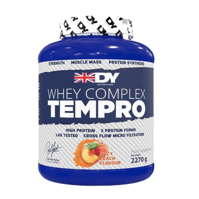 Dorian Yates Whey Complex Tempro, Juicy Peach Flavour - 2270g
