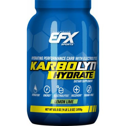 EFX Sports Karbolyn Hydrate, Lemon Lime - 1856g