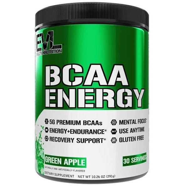 EVLution Nutrition BCAA Energy, Green Apple - 291g