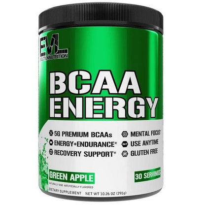 EVLution Nutrition BCAA Energy, Green Apple - 291g