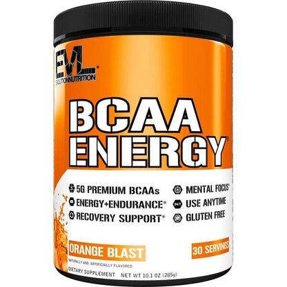 EVLution Nutrition BCAA Energy, Orange - 285g