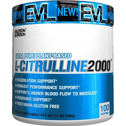 EVLution Nutrition L-Citrulline 2000, Unflavoured - 200g