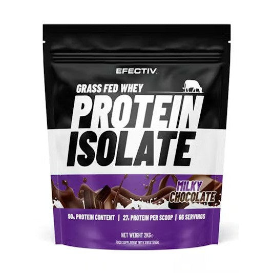 Efectiv Nutrition Grass Fed Whey Protein Isolate, Milky Chocolate - 2000g