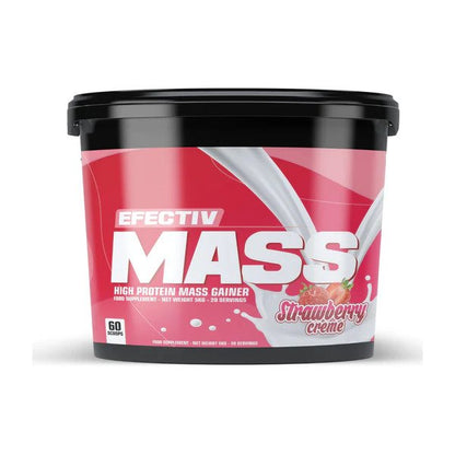 Efectiv Nutrition Mass, Strawberry Creme - 5000g