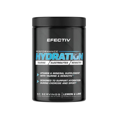 Efectiv Nutrition Performance Hydration, Lemone & Lime - 600g