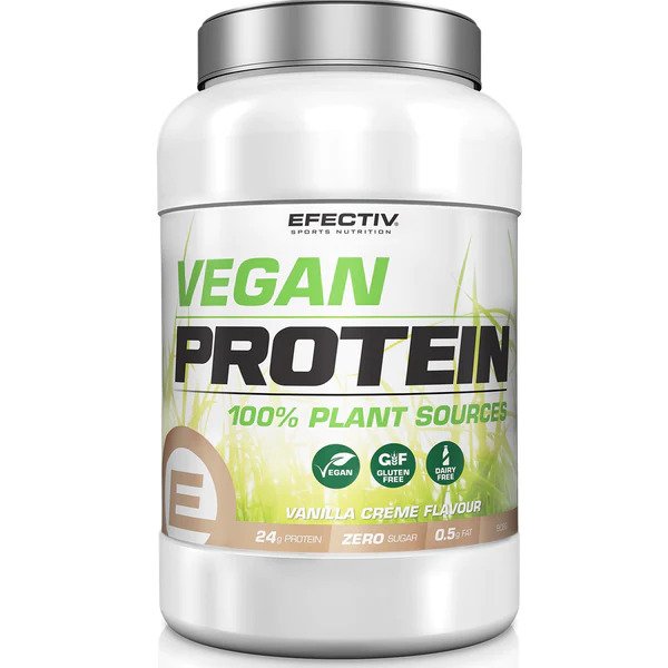 Efectiv Nutrition Vegan Protein, Vanilla Creme - 908g