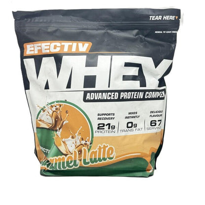 Efectiv Nutrition Whey Protein, Caramel Latte - 2000g