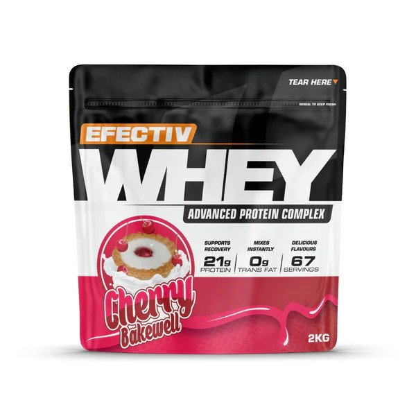 Efectiv Nutrition Whey Protein, Cherry Bakewell - 2000g