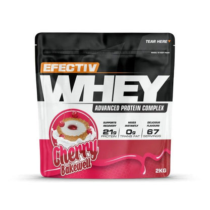 Efectiv Nutrition Whey Protein, Cherry Bakewell - 2000g
