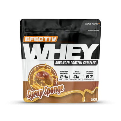 Efectiv Nutrition Whey Protein, Syrup Sponge - 2000g