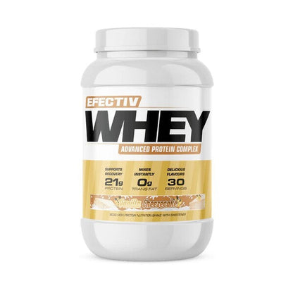 Efectiv Nutrition Whey Protein, Vanilla Cheesecake - 900g