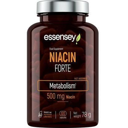 Essensey Niacin Forte, 500mg - 120 caps