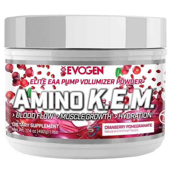 Evogen Amino K.E.M. EAA, Cranberry Pomegranate - 492g