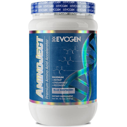 Evogen AminoJect, Blue Raspberry - 470g