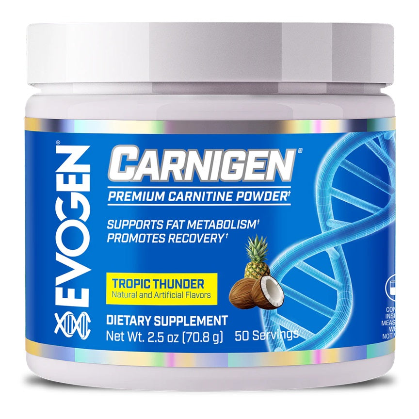 Evogen Carnigen Powder, Tropic Thunder - 70.8g