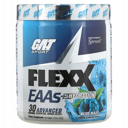 GAT Flexx EAAs + Hydration, Blue Razz - 345g