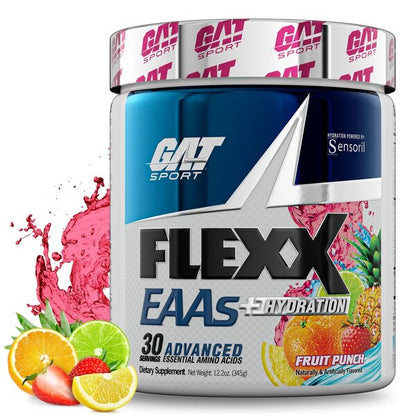 GAT Flexx EAAs + Hydration, Fruit Punch - 345g