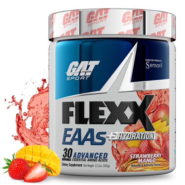 GAT Flexx EAAs + Hydration, Strawberry Mango - 345g