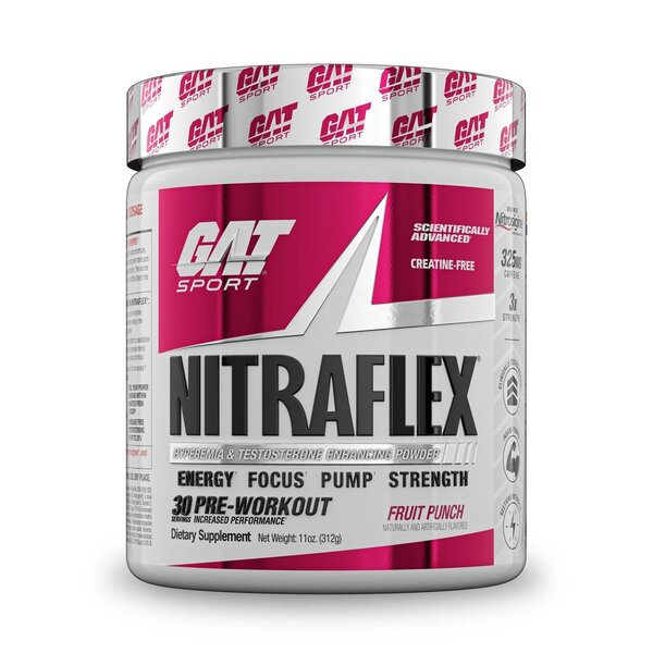 GAT Nitraflex Advanced, Fruit Punch - 312g