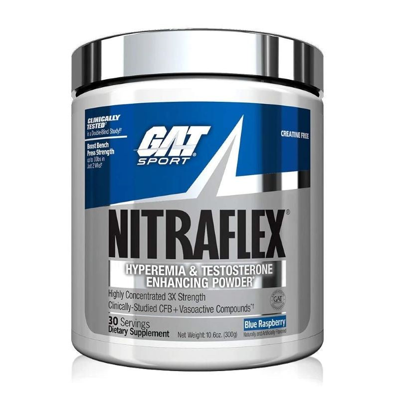 GAT Nitraflex Classic, Blue Raspberry - 300g