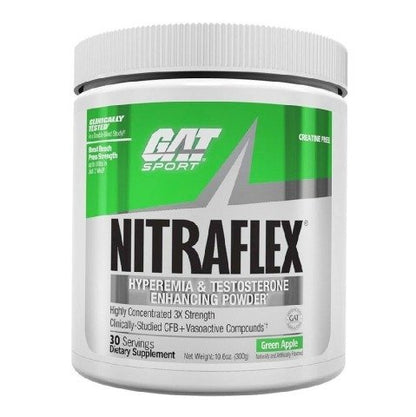 GAT Nitraflex Classic, Green Apple - 300g