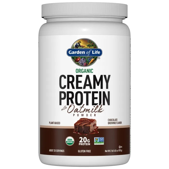 Garden of Life Creamy Protein with Oatmilk, Chocolate Brownie - 920g