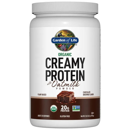 Garden of Life Creamy Protein with Oatmilk, Chocolate Brownie - 920g