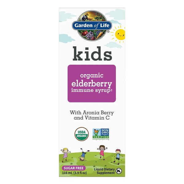 Garden of Life Kids Elderberry Immune Syrup - 116 ml.