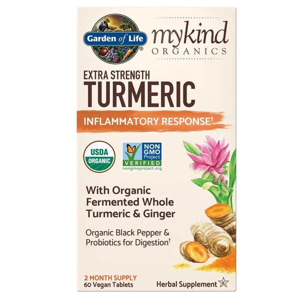 Garden of Life Mykind Extra Strength Turmeric - 60 vegan tablets