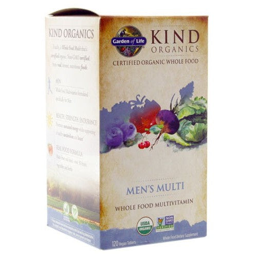 Garden of Life Mykind Men's Multi - 120 vegan tablets