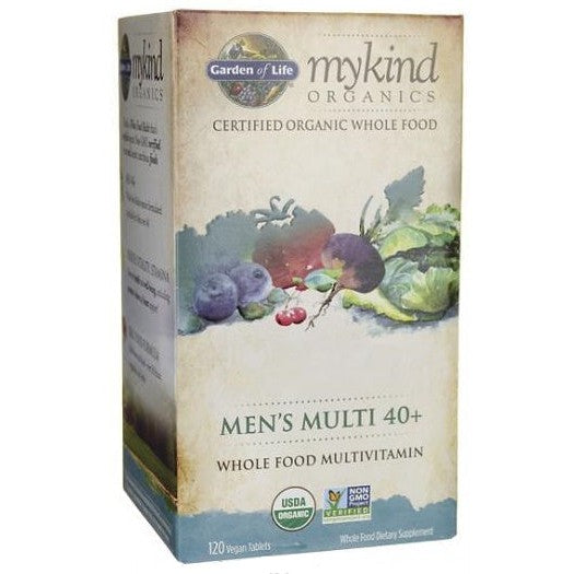 Garden of Life Mykind Men's Multi 40+ - 120 vegan tablets