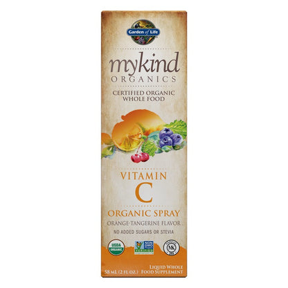 Garden of Life Mykind Vitamin C Spray, Orange-Tangerine - 58 ml.