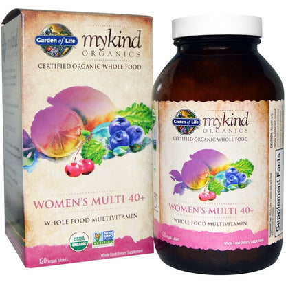 Garden of Life Mykind Women's Multi 40+ - 120 vegan tablets