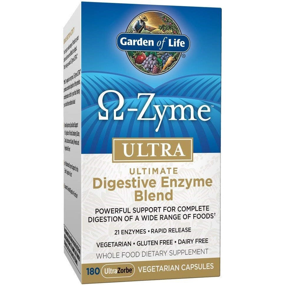 Garden of Life Omega Zyme Ultra - 180 vcaps