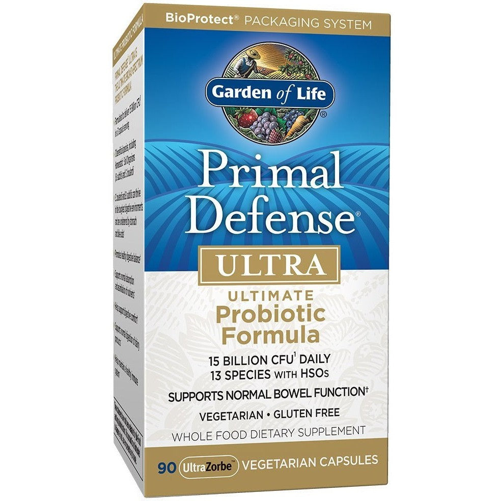 Garden of Life Primal Defense Ultra, Ultimate Probiotic Formula - 90 vcaps