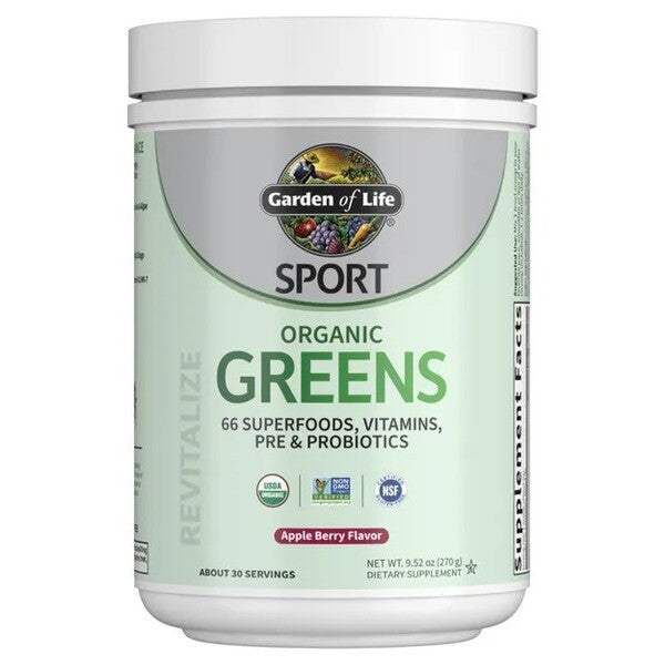 Garden of Life Sport Greens, Apple Berry - 270g