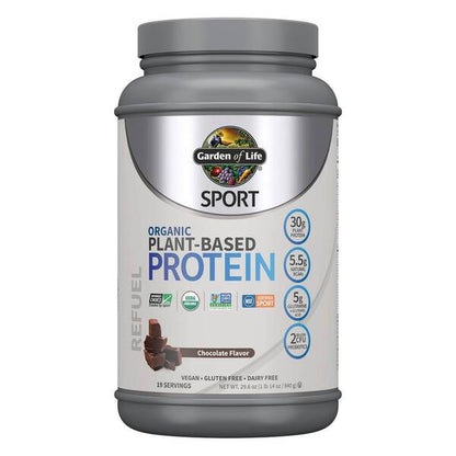 Garden of Life Sport Plant-Based Protein, Chocolate - 840g