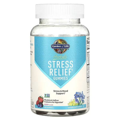 Garden of Life Stress Relief Gummies, Berry - 60 gummies
